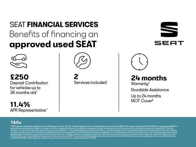 SEAT ARONA 1.0 TSI FR Sport SUV 5dr Petrol Manual Euro 6 (s/s) (115 ps)